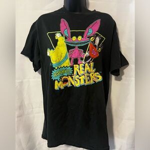 Nickelodeon Black Graphic Tee (Lg)